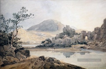 Paysage d’aquarelle de fonte Thomas Girtin Paysage Peinture à l'huile